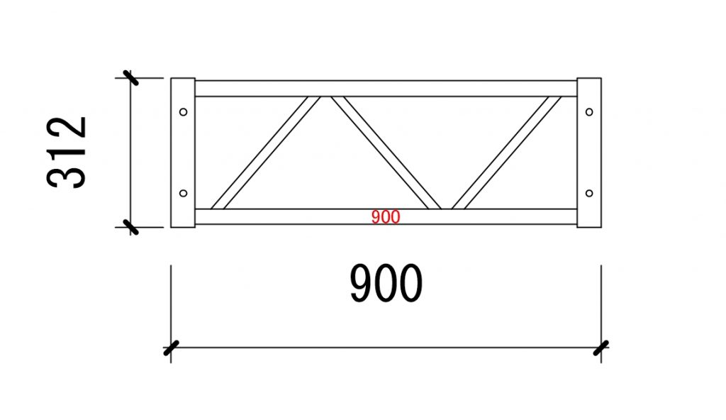 312-900トラス